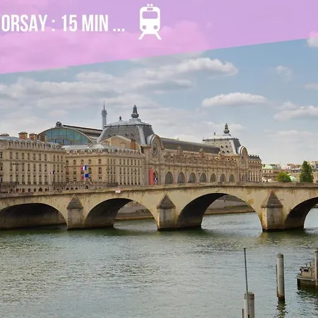 Eiffel Sakura ~ Proche Tour Eiffel, Orsay, Rer C *