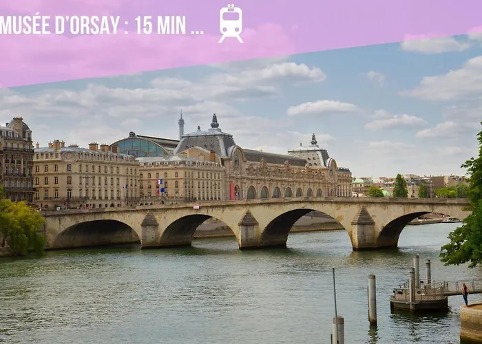 Eiffel Sakura ~ Proche Tour Eiffel, Orsay, Rer C *