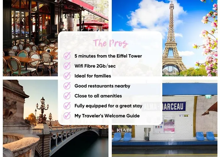 Eiffel Sakura ~ Proche Tour Eiffel, Orsay, Rer C 파리